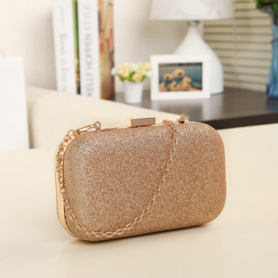 Sac à main pour femmes Sacs de soirée pour fête Nouveau sac à bandoulière à chaîne pour femmes Sac à main de luxe doré pour femmes Sac messager