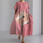 Women's Elegant Casual Printed Short Sleeve Dress