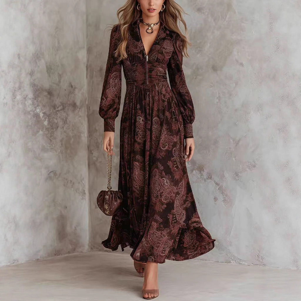 Robe Imprimée Haut de Gamme Tendance Pour Femmes
