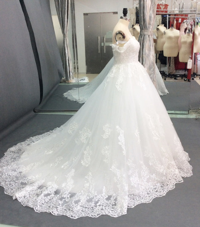 Robe de mariée de maître de commerce extérieur personnalisée Main Image