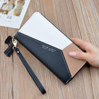 Sac à main pochette cousue Grande capacité Nouveau portefeuille étudiant Sac de téléphone portable
