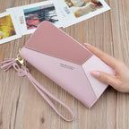 Sac à main pochette cousue Grande capacité Nouveau portefeuille étudiant Sac de téléphone portable