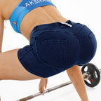 Short de sport taille haute pour femme – Legging de yoga extensible