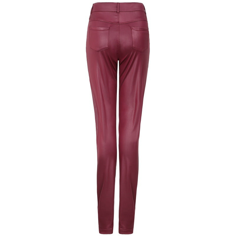 Pantalon décontracté et sexy de couleur unie pour femme