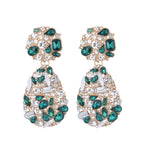 Bijoux de luxe pour femmes Accessoires colorés Boucles d'oreilles pendantes gracieuses pour dames