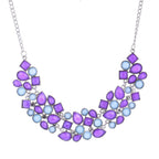 Collier et pendentif ethnique bohème, bijoux multicouches de perles, collier long vintage, bijoux faits à la main en acrylique pour femmes
