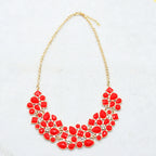 Collier et pendentif ethnique bohème, bijoux multicouches de perles, collier long vintage, bijoux faits à la main en acrylique pour femmes
