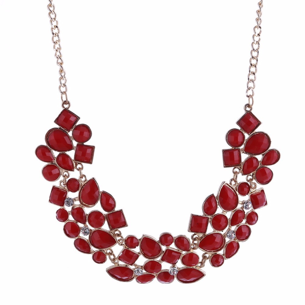 Collier et pendentif ethnique bohème, bijoux multicouches de perles, collier long vintage, bijoux faits à la main en acrylique pour femmes