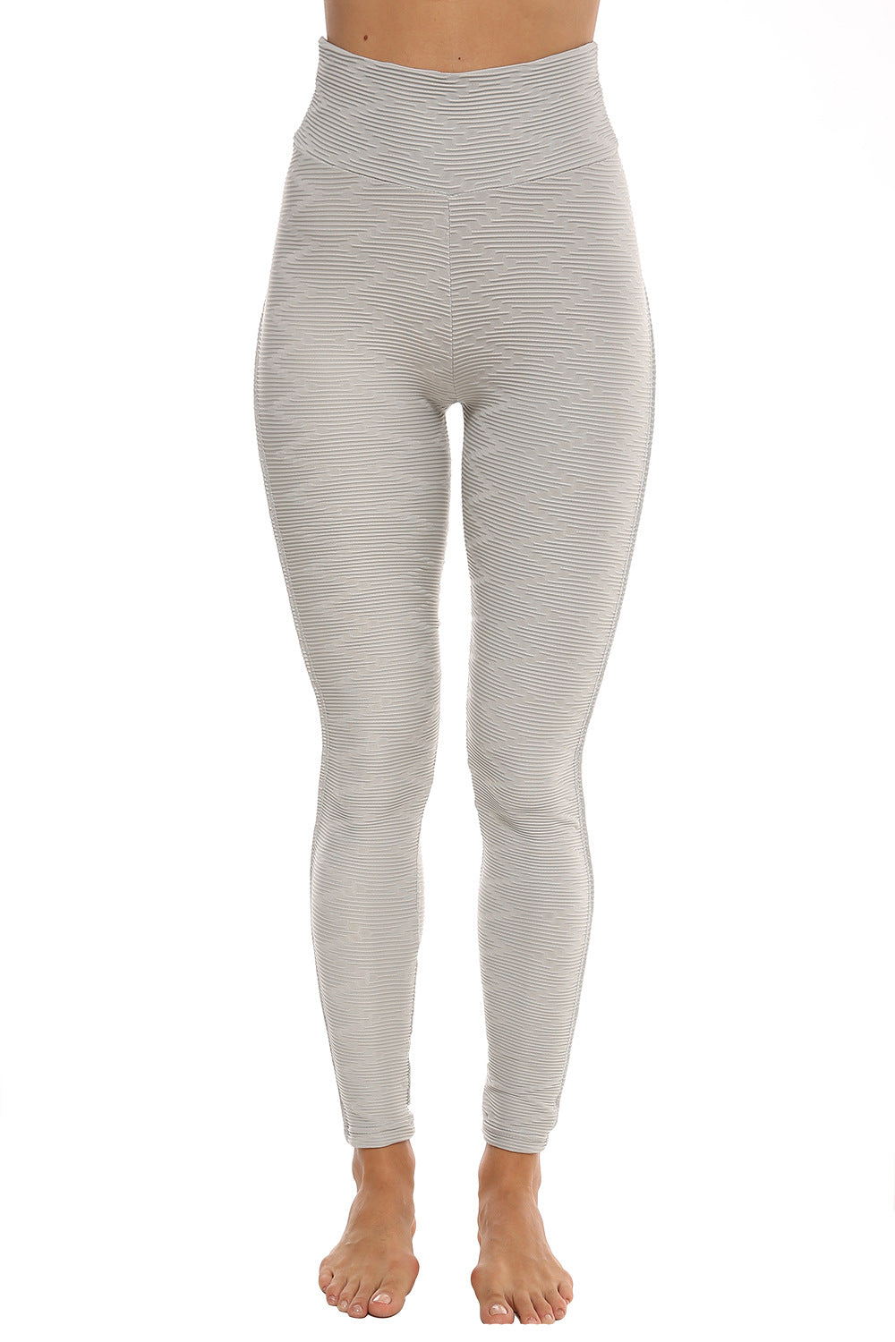 Pantalon de yoga à fond de mode sport de danse jacquard couture pour femmes