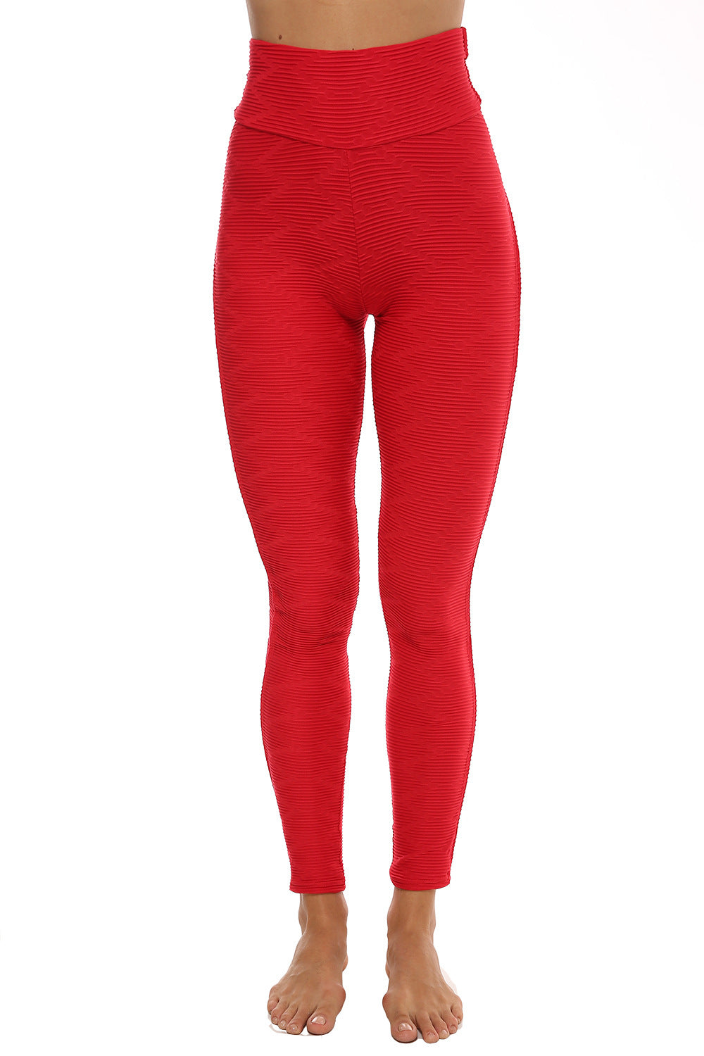 Pantalon de yoga à fond de mode sport de danse jacquard couture pour femmes