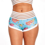 Shorts de yoga moulants et sexy en tie-dye imprimé pour femmes