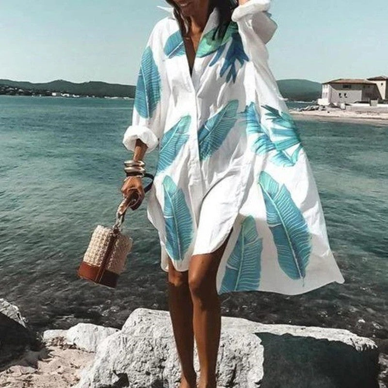 Robe Chemise Tendance et Tempérament Explosif