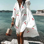 Robe Chemise Tendance et Tempérament Explosif