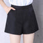 Shorts grande taille femme trapèze, taille haute, jambes larges, printemps et automne