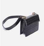 Sac à bandoulière carré pour femme avec large anse