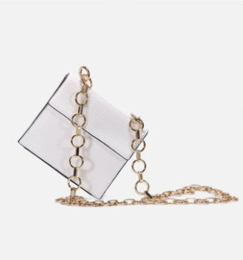 Sac à bandoulière carré pour femme avec large anse
