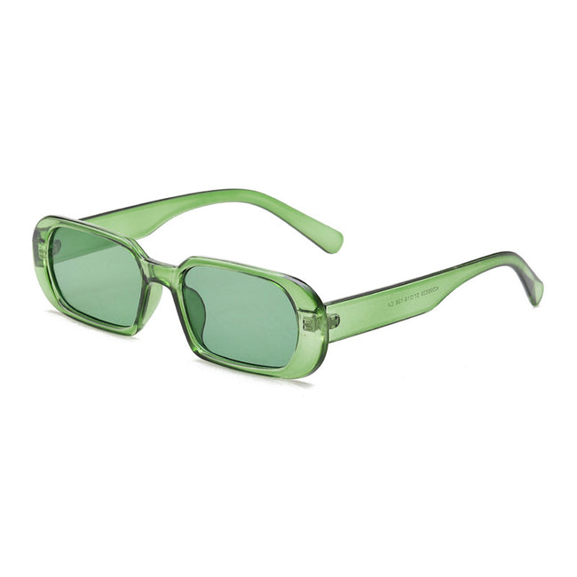 Petites Lunettes de Soleil Carrées Tendance Rétro pour Hommes et Femmes Européens et Américains Main Image