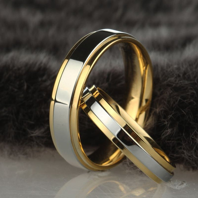 Bague de Couple en Alliage Main Image