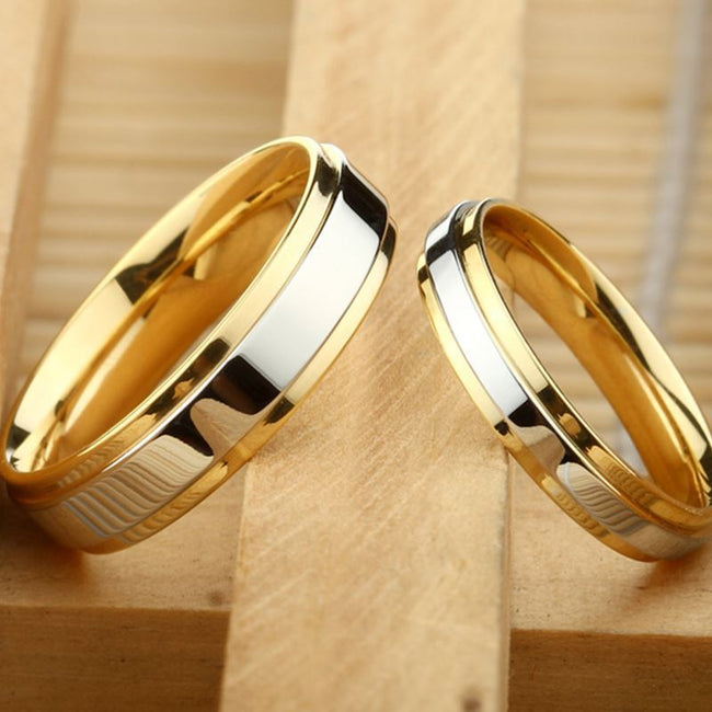 Bague de Couple en Alliage Hover Image