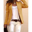 SHUJIN Fashion Chemise à manches longues de couleur bonbon, blazer fin de bureau pour femme, automne, blazer fin décontracté pour femme, vestes de costume, manteau rose