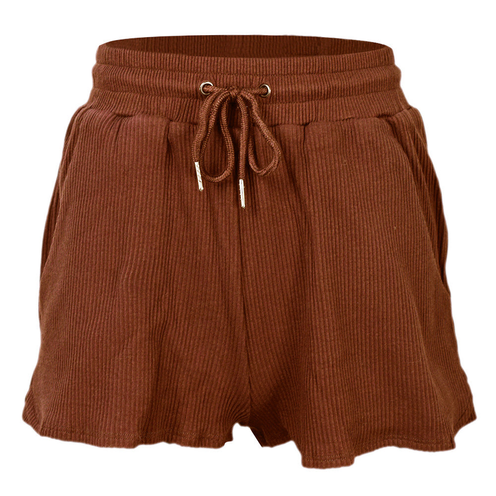 Europe et États-Unis Automne Hiver Femme Décontracté Mode Shorts Sport Course Fitness Shorts Femme