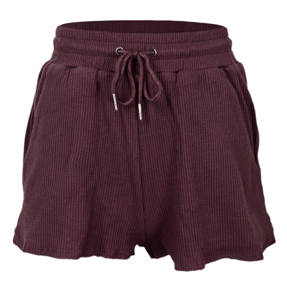 Europe et États-Unis Automne Hiver Femme Décontracté Mode Shorts Sport Course Fitness Shorts Femme