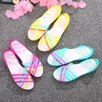Chaussures femme, chaussures de gelée, sandales d'été, chaussures plates décontractées