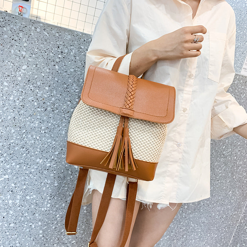 Sac tissé en paille pour femme Sac tissé mode