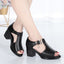 Chaussures Mère Talons Épais Boucle Sandales Femme
