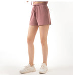 Short ample en dentelle pour femme, short de yoga décontracté, idéal pour la course, le sport et le fitness.