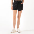 Short ample en dentelle pour femme, short de yoga décontracté, idéal pour la course, le sport et le fitness.