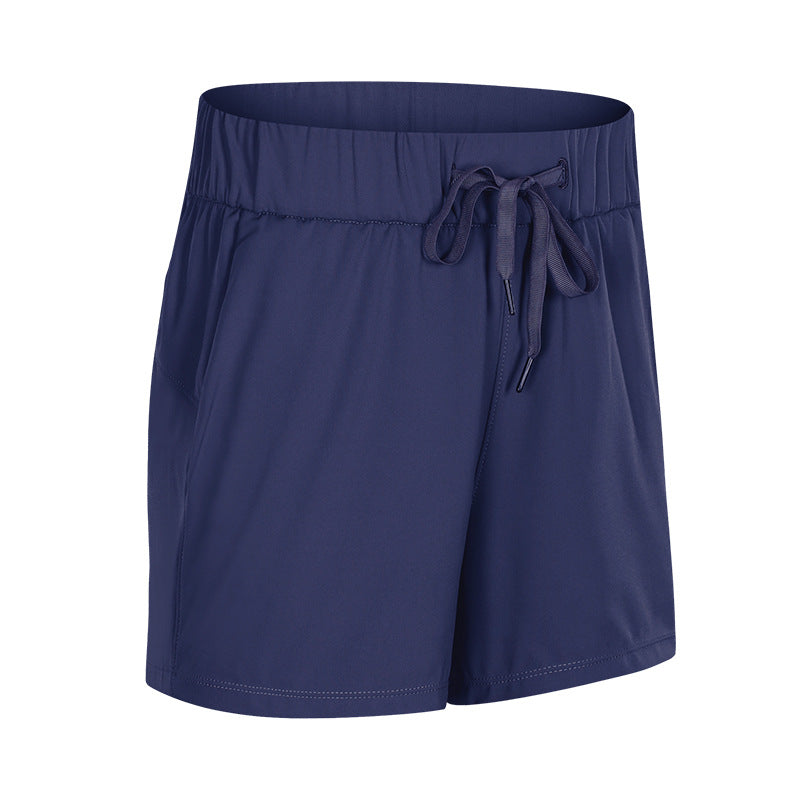 Short de sport ample en dentelle pour femme, extensible et respirant, pour la gym, l'entraînement et le yoga.