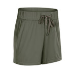 Short de sport ample en dentelle pour femme, extensible et respirant, pour la gym, l'entraînement et le yoga.