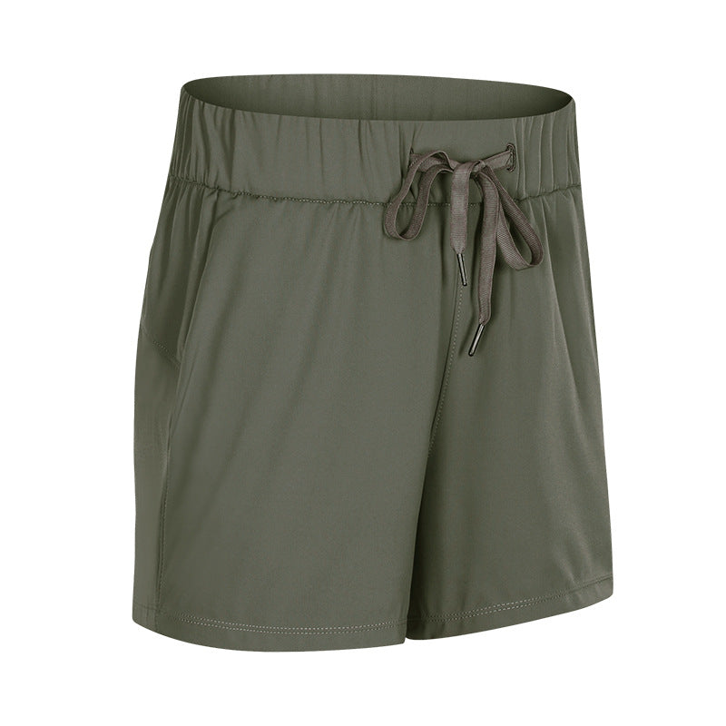 Short de sport ample en dentelle pour femme, extensible et respirant, pour la gym, l'entraînement et le yoga.