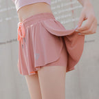 Short de sport femme, nouveau, anti-éblouissement, fausse jupe