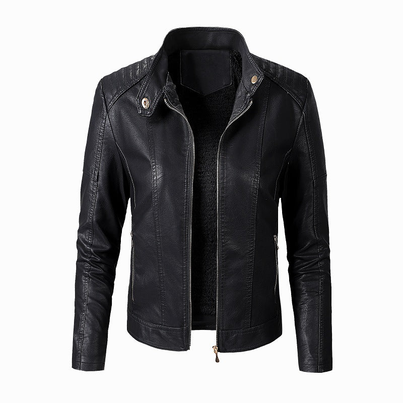 Nouveaux Blousons en Cuir pour Femme Plus Vestes en Velours Mode Vestes en Cuir PU pour Dames