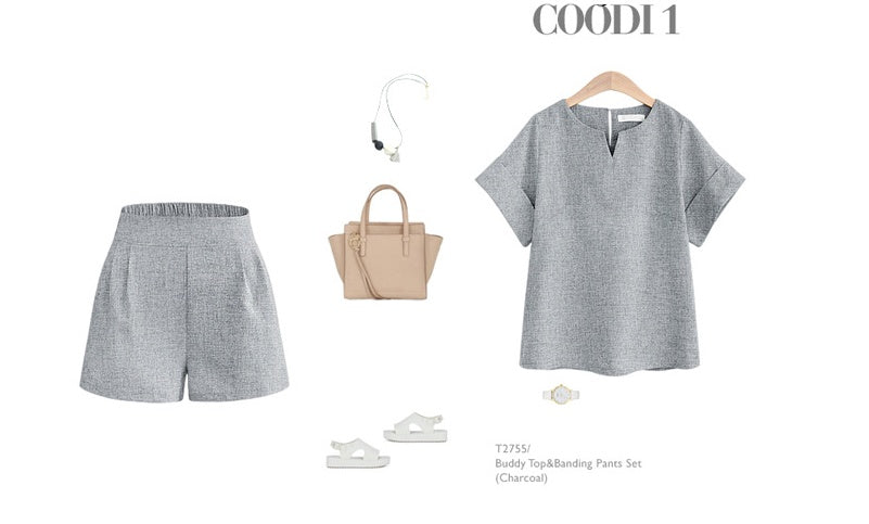 Ensemble tailleur short à manches courtes, pour femmes rondes, décontracté, pour l'été