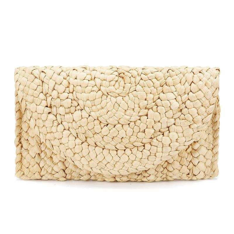 Pochette en cosse de maïs tressée de loisirs