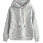 Wixra Hiver Nouveaux Sweat-shirts Oversize Femme Haut de Gamme Coton Lourd Basique Survêtements Unisexe Homme Ensemble Polaire Chaud