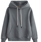 Wixra Hiver Nouveaux Sweat-shirts Oversize Femme Haut de Gamme Coton Lourd Basique Survêtements Unisexe Homme Ensemble Polaire Chaud