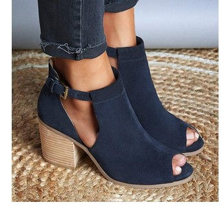 Sandales compensées super hautes à bout ouvert pour femmes