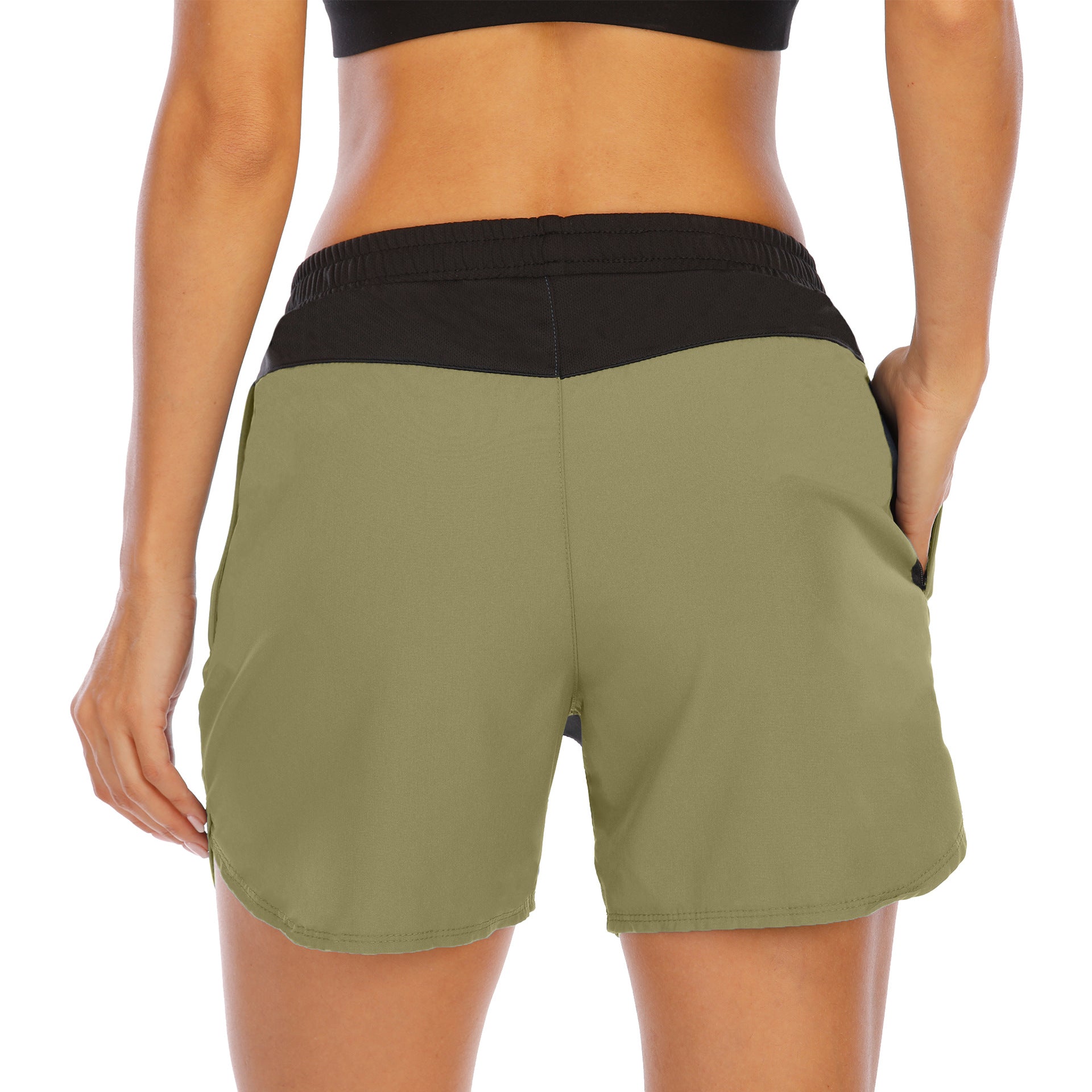Shorts de sport de course pour femmes Boxer Mode Fitness Ample Élastique Loisirs Séchage rapide Pantalon Femme