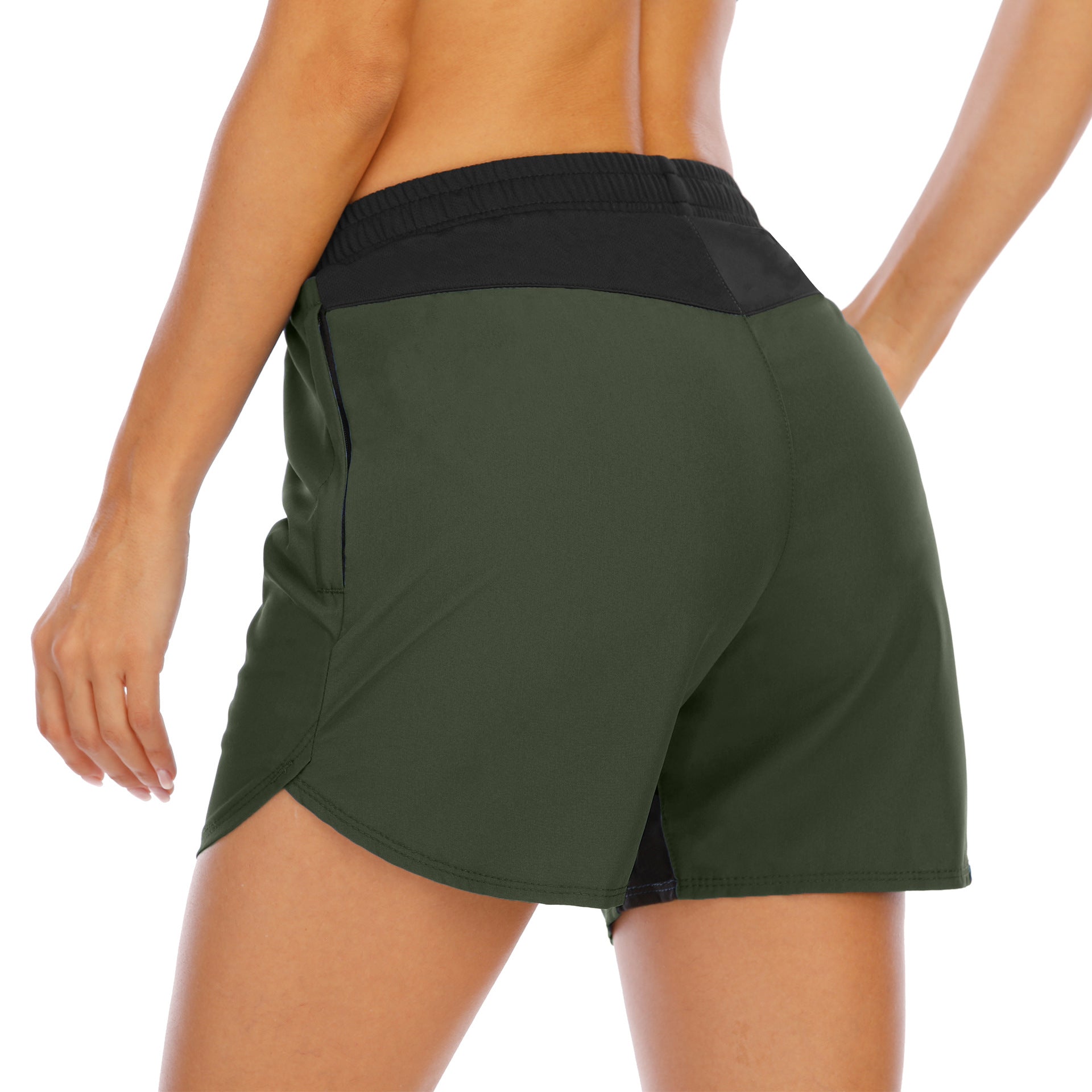Shorts de sport de course pour femmes Boxer Mode Fitness Ample Élastique Loisirs Séchage rapide Pantalon Femme