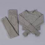 Ensemble de yoga sans coutures Vêtements de sport Tenue de gymnastique Tenue d'entraînement