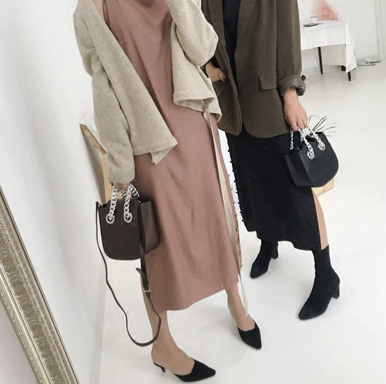 Sac à bandoulière en cuir PU pour femme, petit sac à main mini-bandoulière de couleur unie