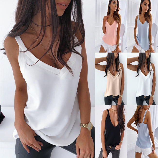 Chemise ample à licou imprimé léopard d'été pour femmes Hover Image
