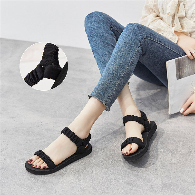 Sandales de sport femme à semelle souple, style fée, très tendance