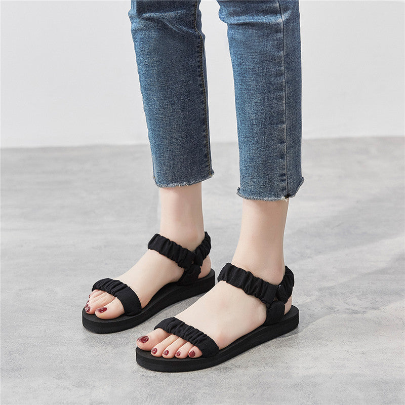 Sandales de sport femme à semelle souple, style fée, très tendance