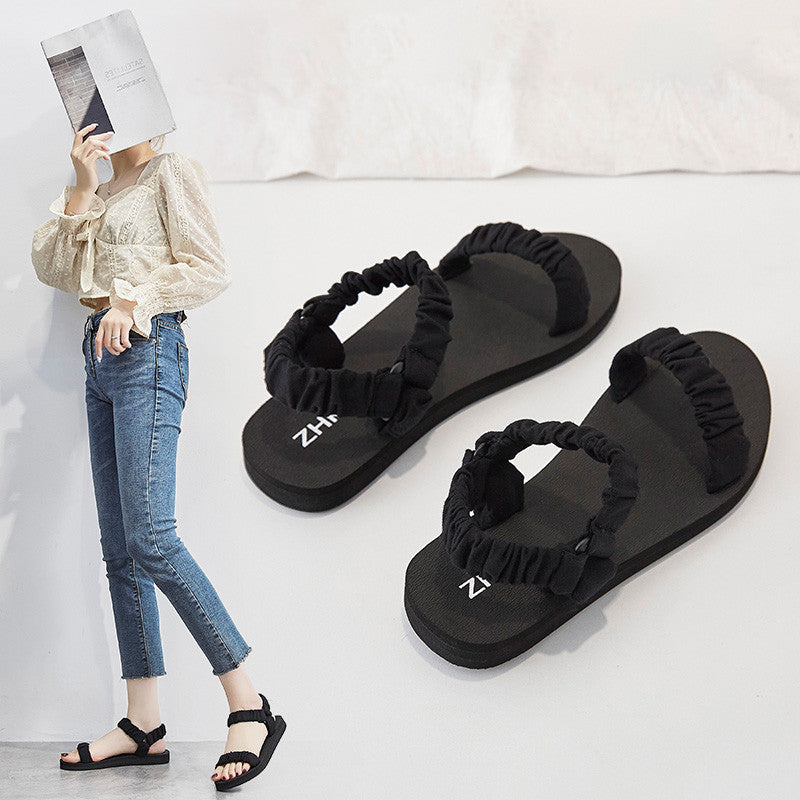 Sandales de sport femme à semelle souple, style fée, très tendance