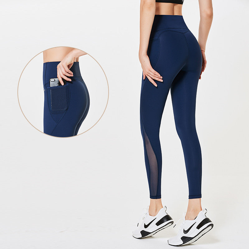 Pantalon de yoga, pantalon de fitness extensible pour femme